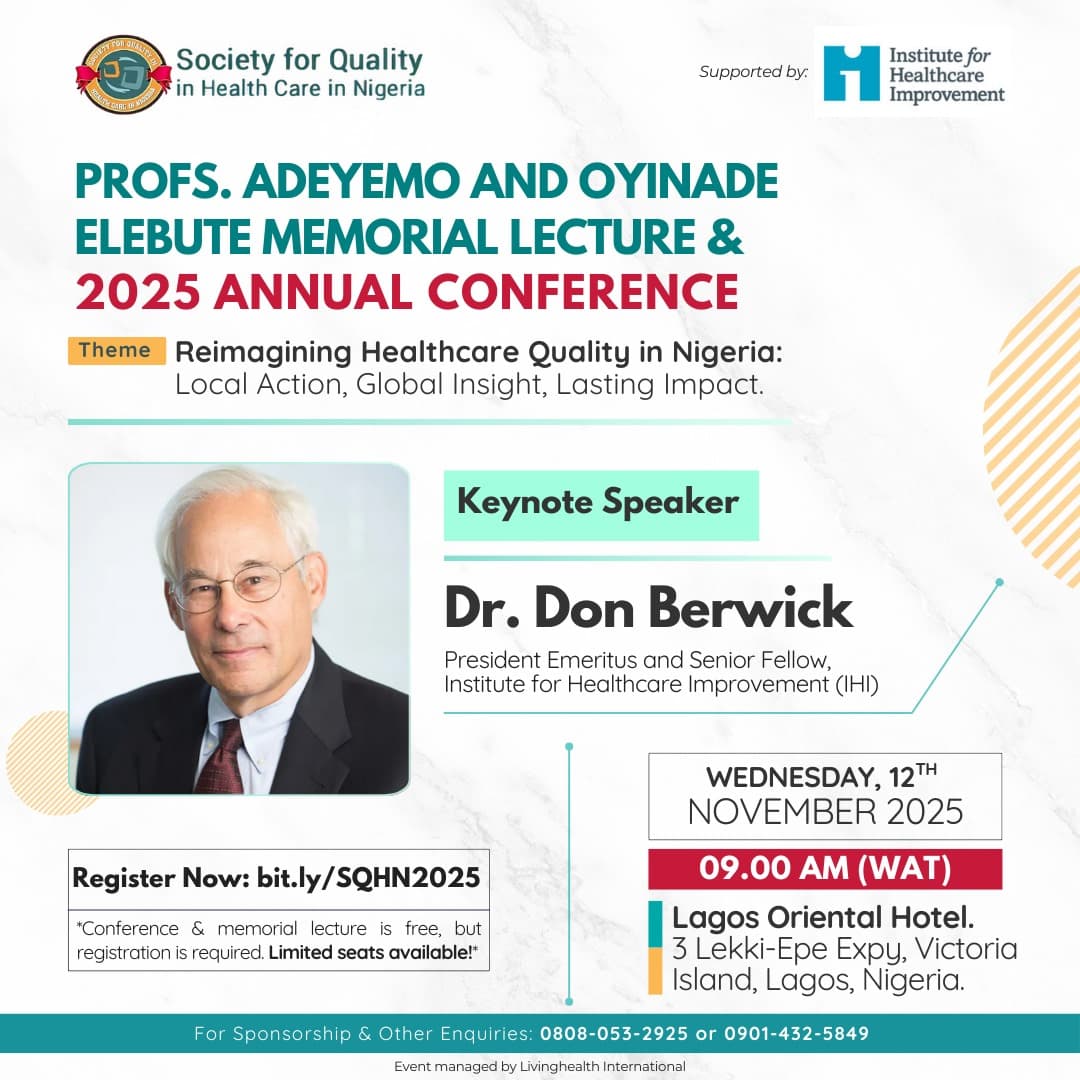 Profs. Adeyemo And Oyinade Elebute Memorial Lecture & 2025 Annual Conference